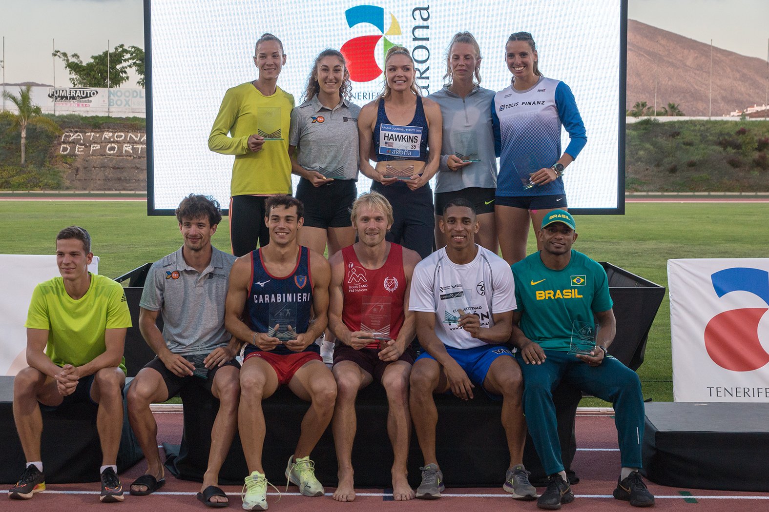Victorias de Marcus Nilsson en Decathlon y Laura Van Den Brade en Heptatlón en el XI Meeting Internacional Arona de Pruebas Combinadas.