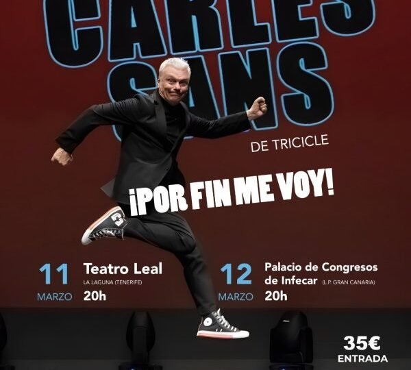 Carles Sans se despide con ‘¡Por fin me voy!’ en el Teatro Leal.