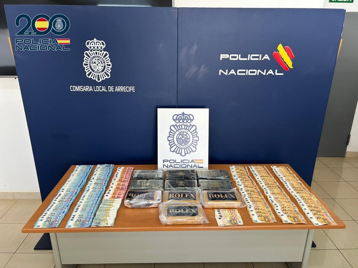 Detenidos tres presuntos distribuidores de cocaína en Lanzarote