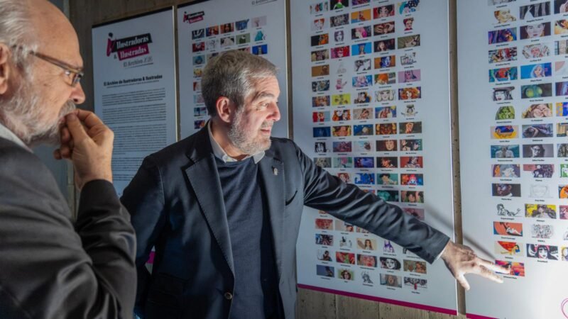 Exposición «Ilustradoras & Ilustradas. El Archivo» inaugurada por el presidente de Canarias
