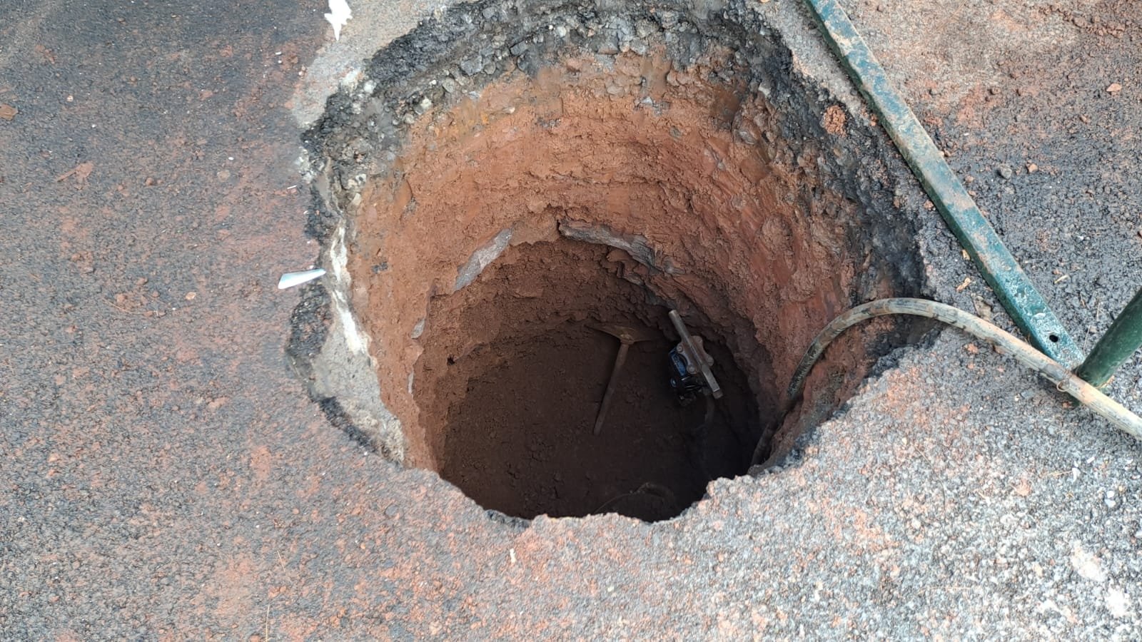 La Laguna comienza obras del pozo absorbente de Las Chumberas.