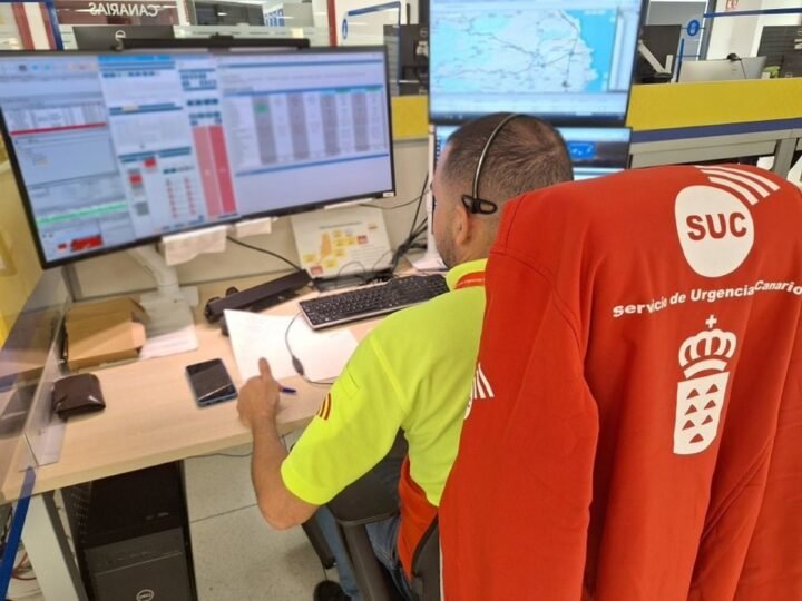 Muere un motorista al chocar con la mediana en Las Palmas de Gran Canaria