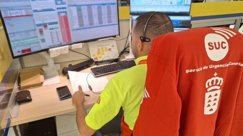 Muere un motorista al chocar con la mediana en Las Palmas de Gran Canaria