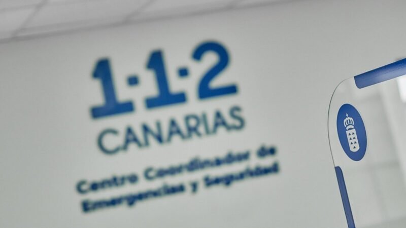 Mujer de 42 años herida al salirse de la carretera con su motocicleta en La Orotava, Tenerife.