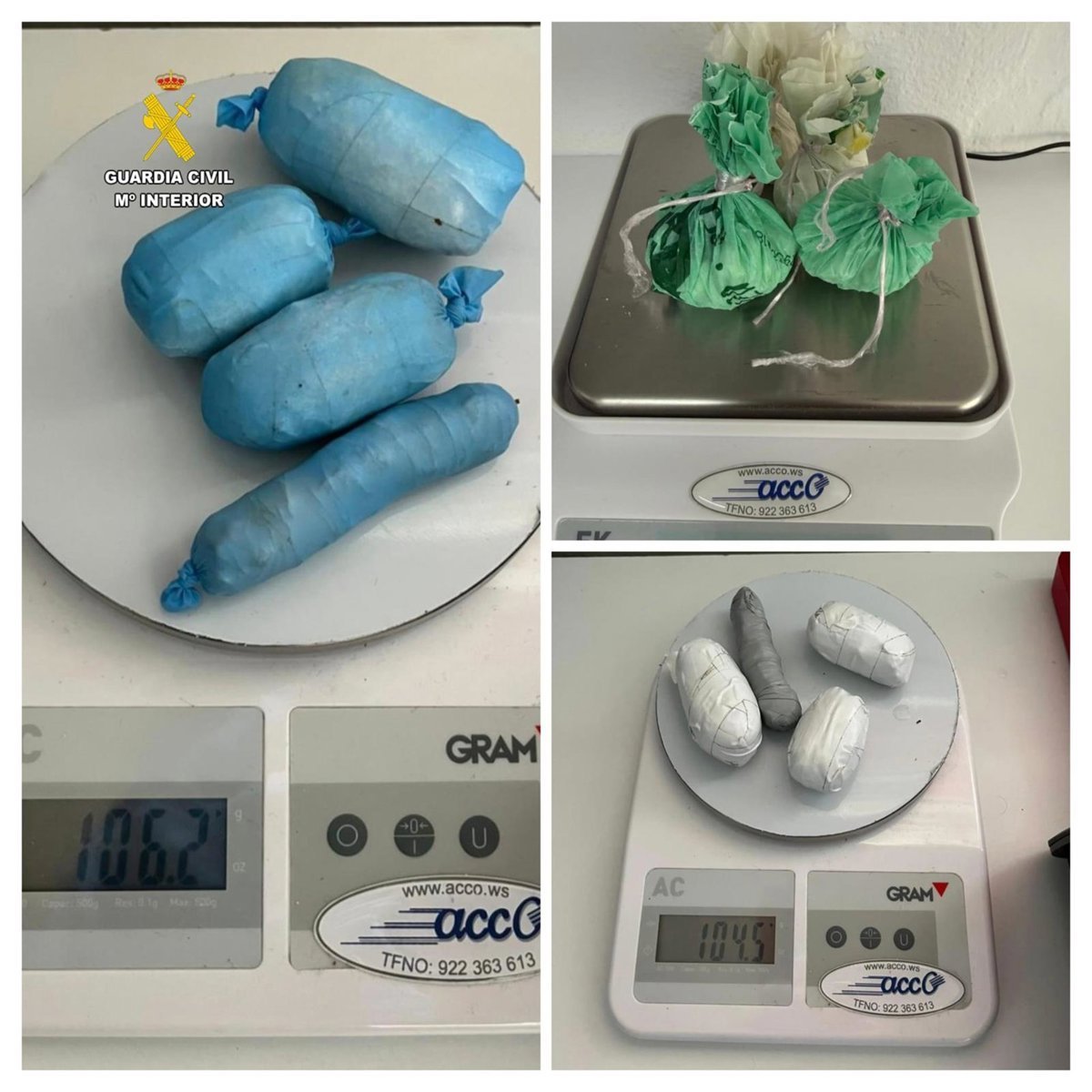 Quince internos de Tenerife II sorprendidos intentando introducir droga en su cuerpo