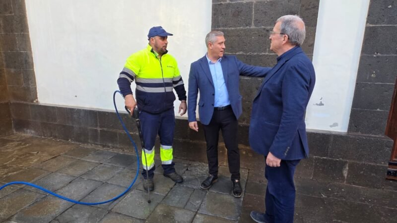 Refuerzan limpieza urbana en La Laguna por Semana Santa