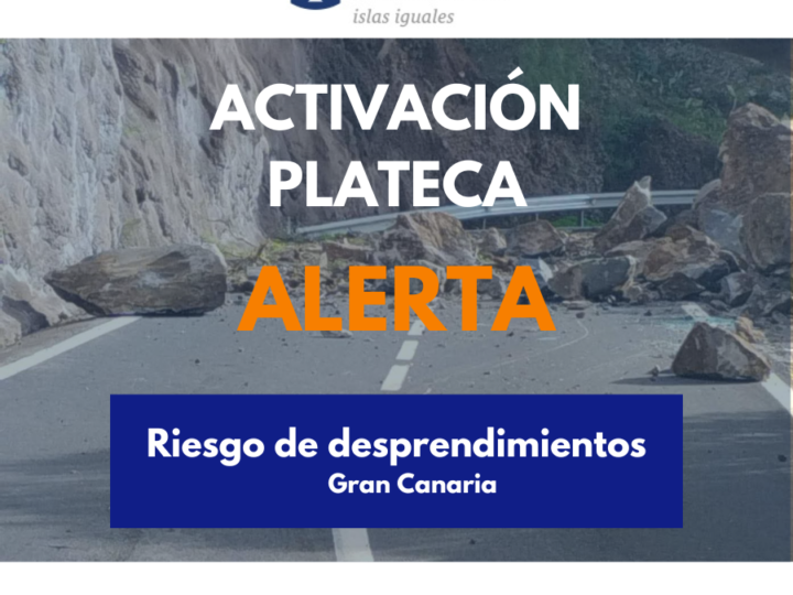 Actualización sobre alerta por desprendimientos en Canarias