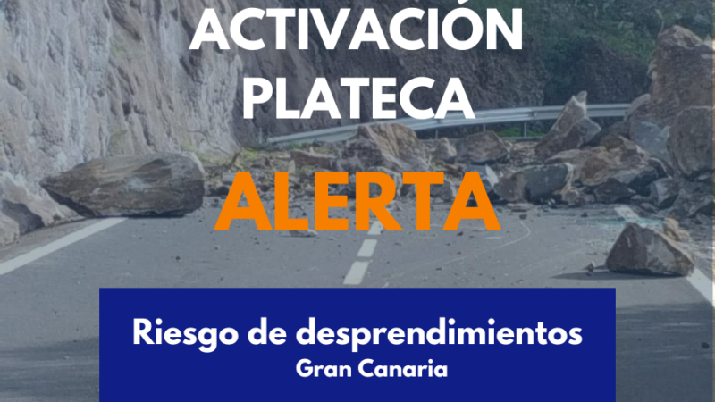 Actualización sobre alerta por desprendimientos en Canarias