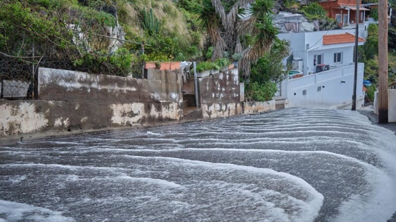Canarias experimenta marzo más lluvioso desde 1961, con 144,6 litros por metro cuadrado.