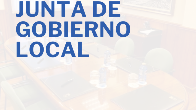 Convocatoria de la Junta de Gobierno Local el 5 de mayo de 2026