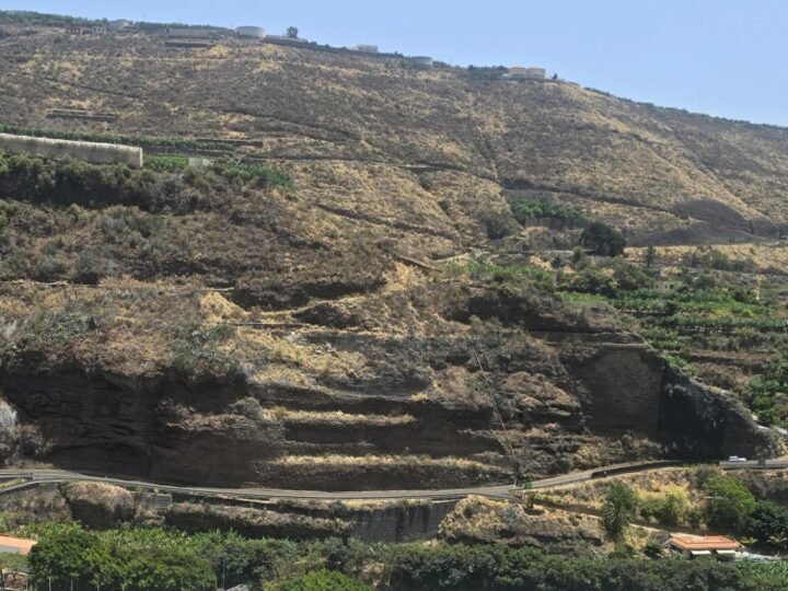 Estudio de taludes para prevenir desprendimientos en La Palma.