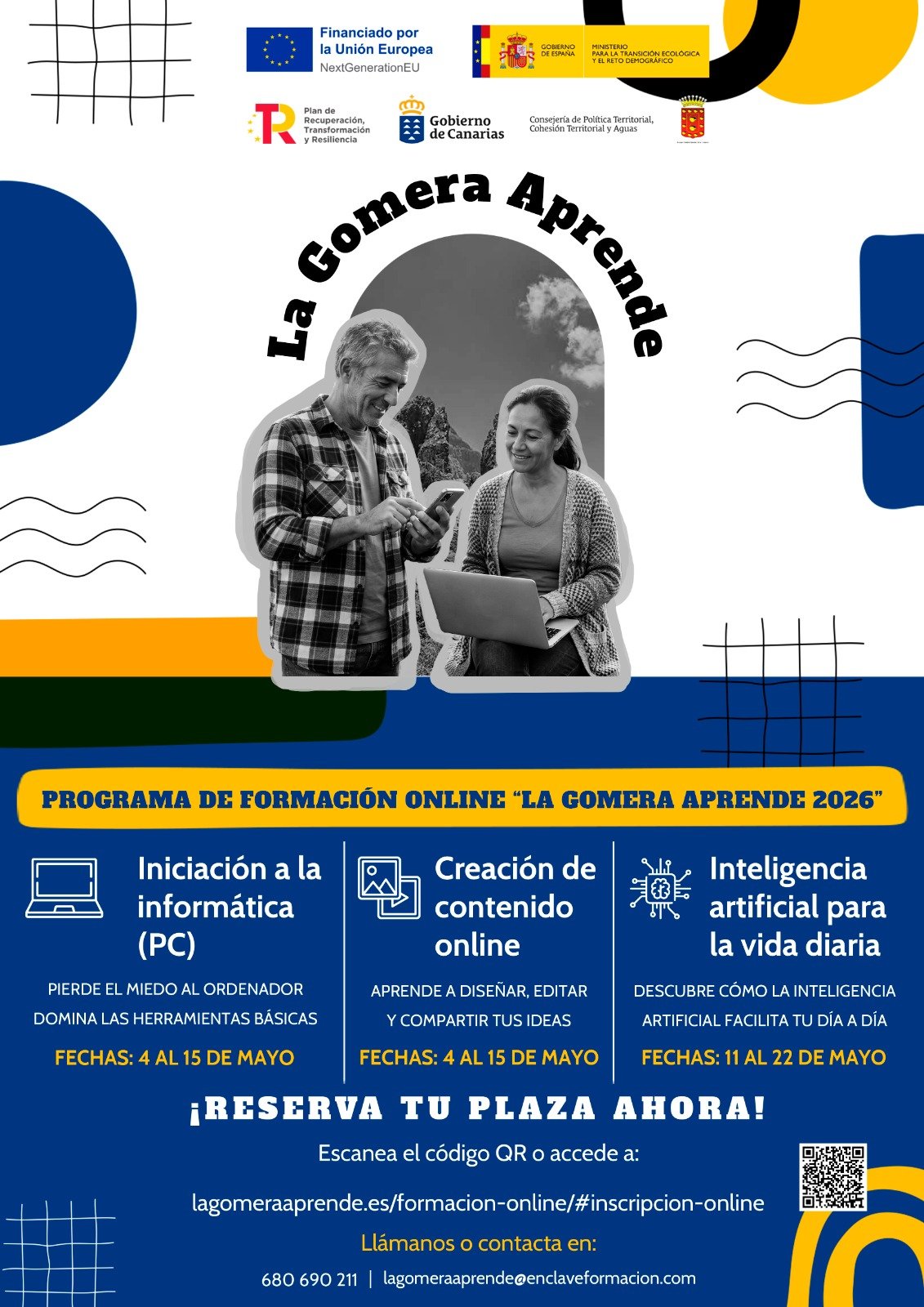 Formación gratuita sobre competencias digitales en La Gomera
