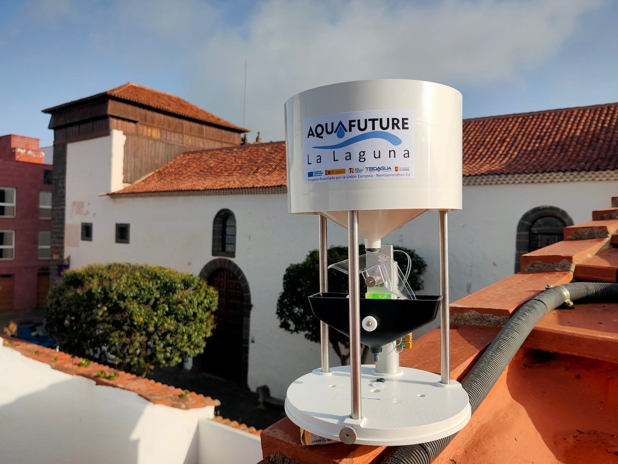 Instalación de pluviómetros de última generación en La Laguna