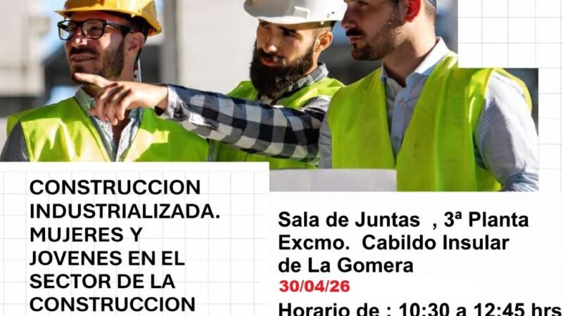 Jornada ‘Construyendo Empleo’ en el Cabildo para impulsar la construcción industrializada y la inclusión de mujeres y jóvenes.
