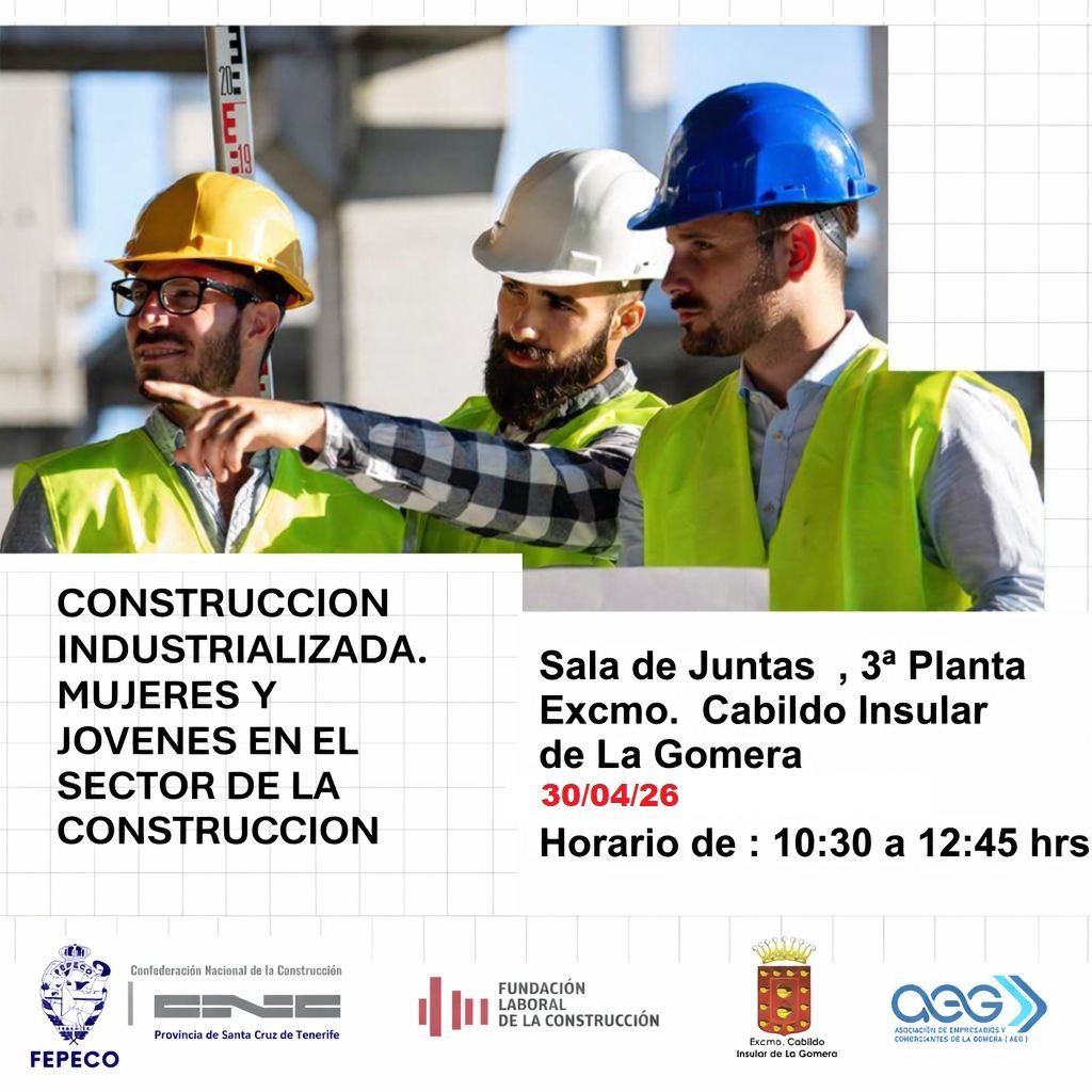 Jornada ‘Construyendo Empleo’ en el Cabildo para impulsar la construcción industrializada y la inclusión de mujeres y jóvenes.