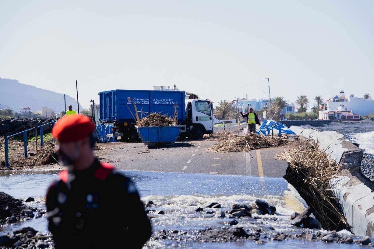 La Gomera presenta plan de recuperación de 42,7 millones tras la borrasca Therese.