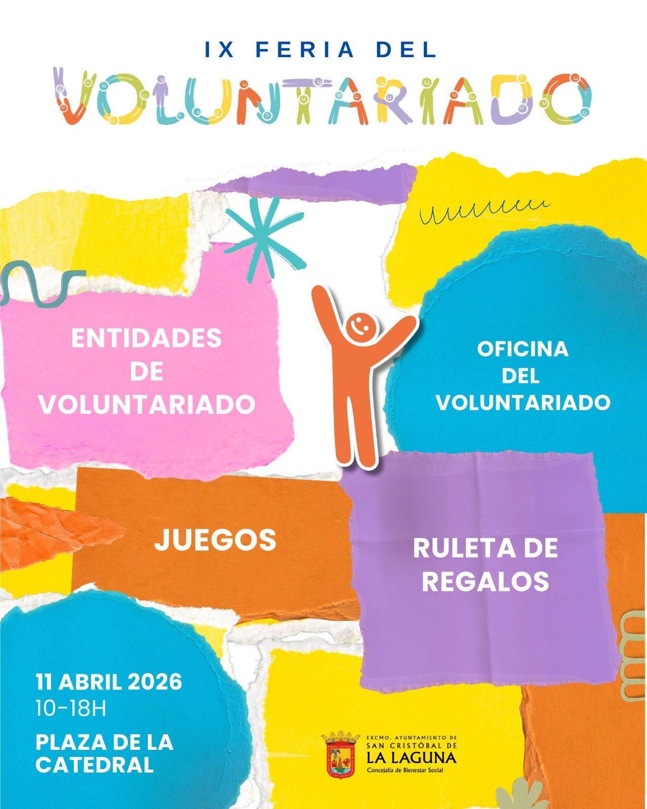 La IX Feria del Voluntariado en La Laguna se celebra este sábado