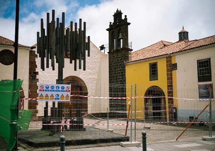 Mejora de accesibilidad en plaza de Santo Domingo en La Laguna.