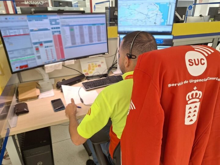 Motorista de 54 años herido tras caída en TF-28, Arico (Tenerife)