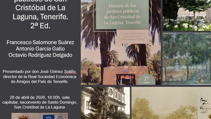 Presentación de la historia de los jardines públicos de La Laguna