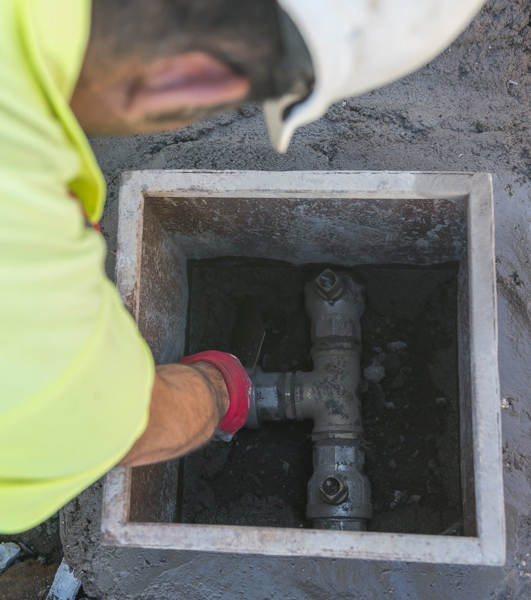 Renovación de la red de abastecimiento de agua en La Laguna.