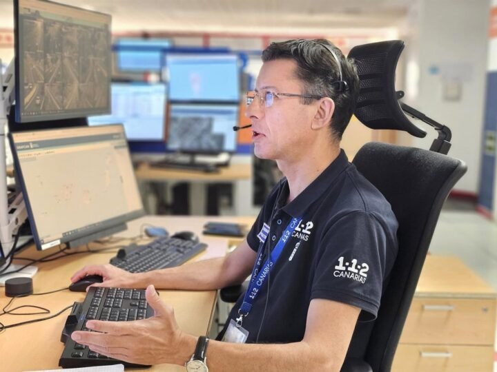 Tres personas resultan heridas tras colisión de dos vehículos en Santa Cruz de Tenerife