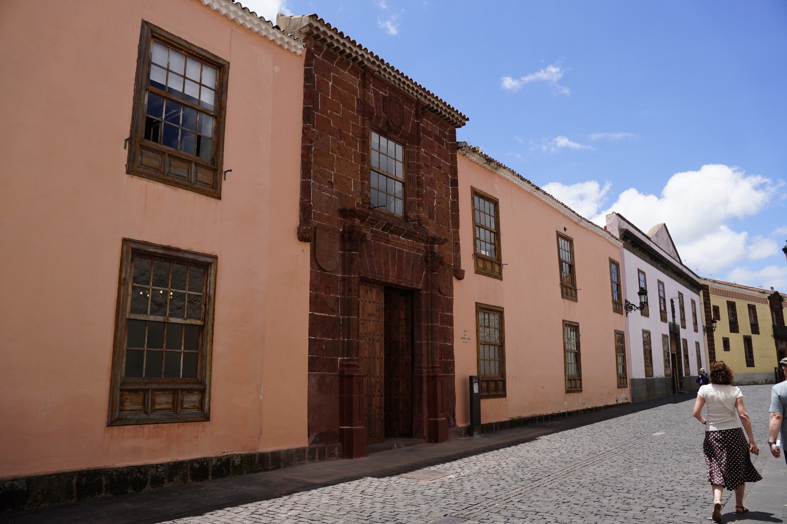 Reapertura de la portada de la Casa del Corregidor en La Laguna